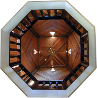 Inside the spire at The Rookery